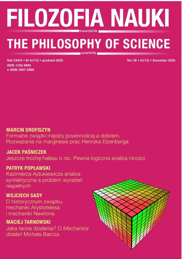 On the Historical Relationship between Aristotle’s Mechanics and Newton’s Mechanics Cover Image