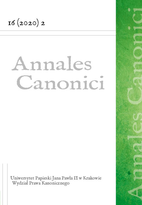 The simple convalidation of marriage due to lack
of canonical form (Can. 1137 CIC 17, Can. 1160 CIC) Cover Image