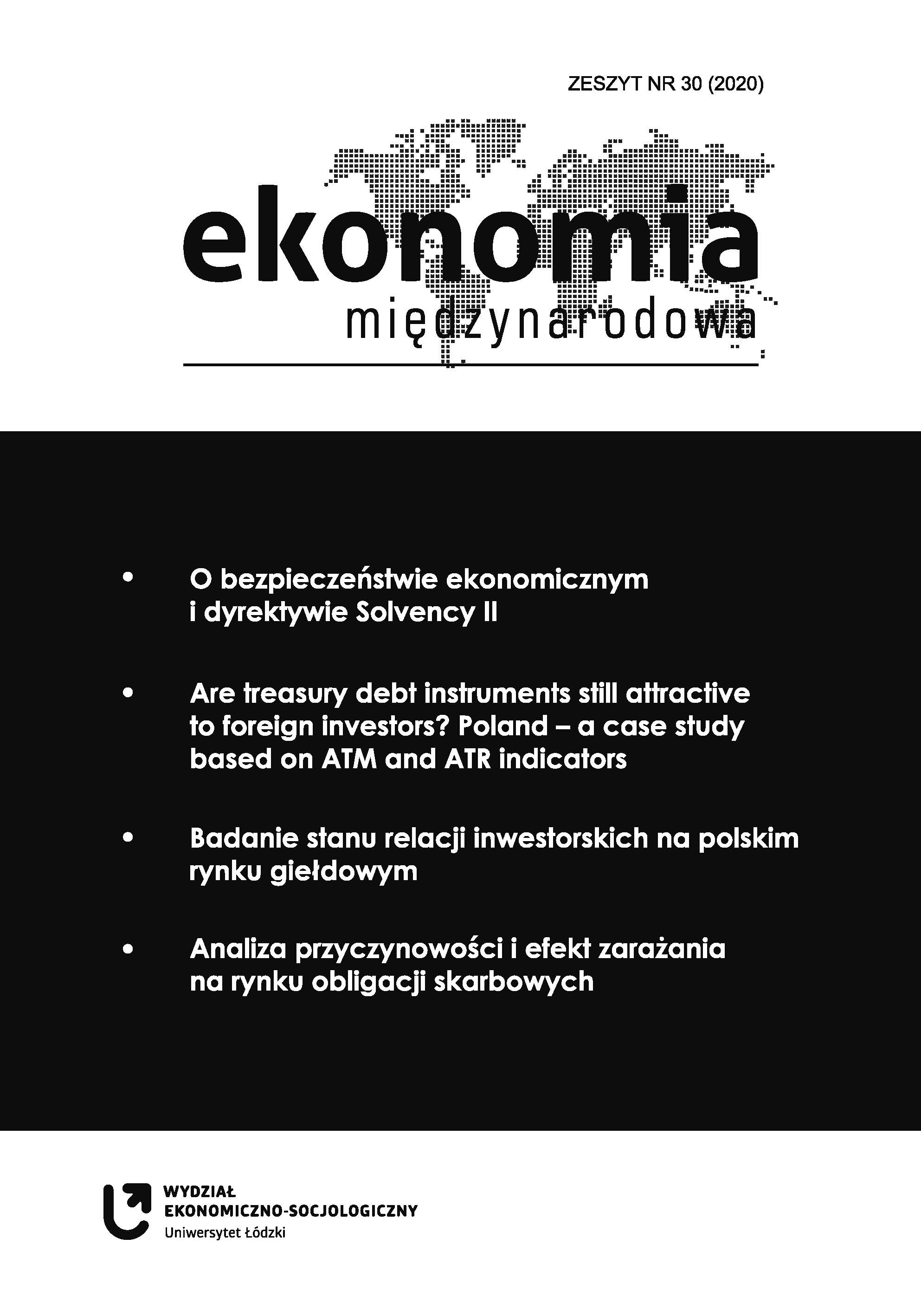 On economic security and the Solvency II Directive Cover Image