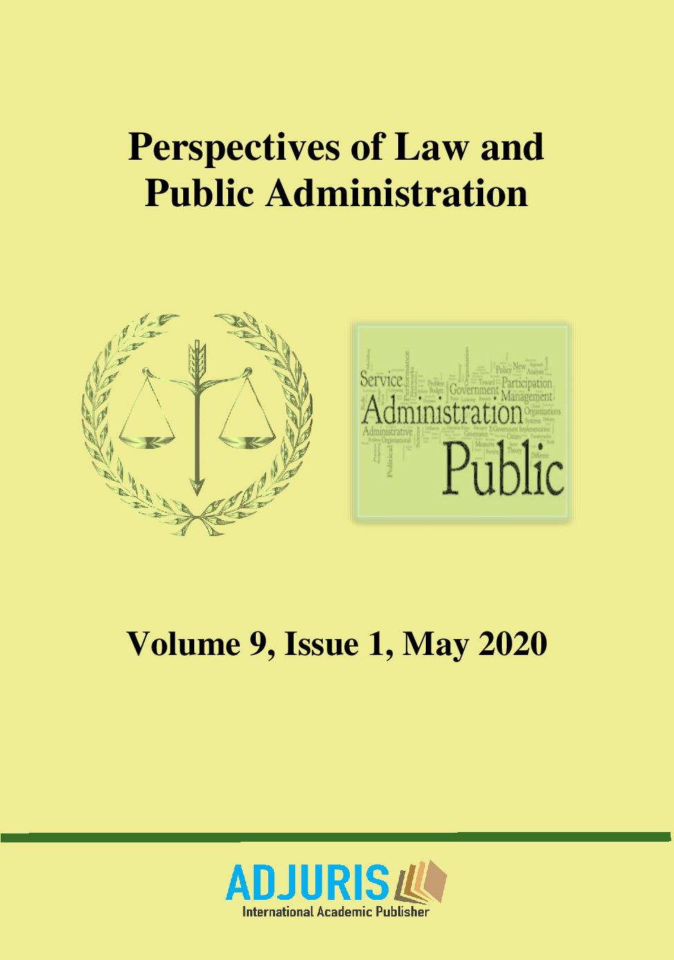 BRIEF CONSIDERATIONS REGARDING THE EXECUTION OF THE INDIVIDUAL EMPLOYMENT CONTRACT IN THE CONTEXT OF THE ALERT CAUSED BY THE COVID-19 PANDEMIC Cover Image