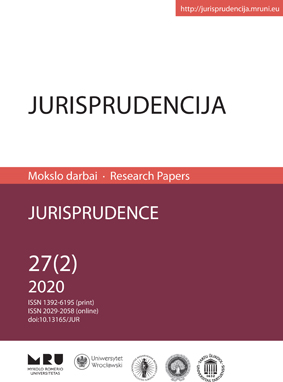 TEISĖS Į ASMENS DUOMENŲ APSAUGĄ IR SAVIRAIŠKOS
BEI INFORMACIJOS LAISVĖS SUDERINAMUMO PROBLEMATIKA