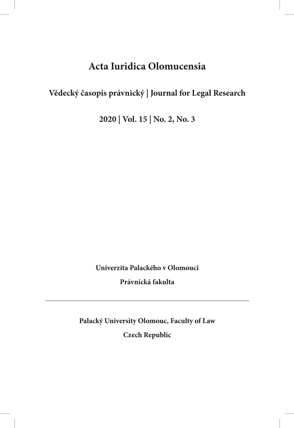 Tax control in the context of valid legislation and legislative changes since January 2021 Cover Image