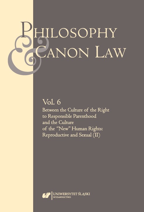 Culture as One of the Determinants of Legislation: A Case of Canon Law Cover Image