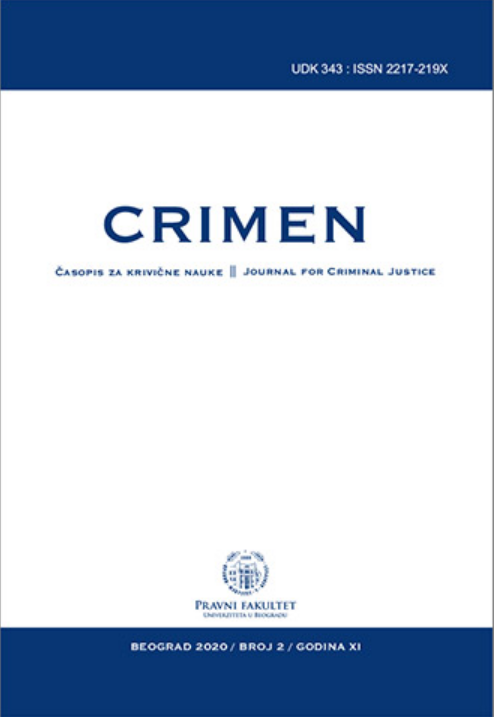 CRIMINAL PROTECTION OF YOUNG PEOPLE FROM ALCOHOLISM IN BOSNIA AND HERZEGOVINA Cover Image