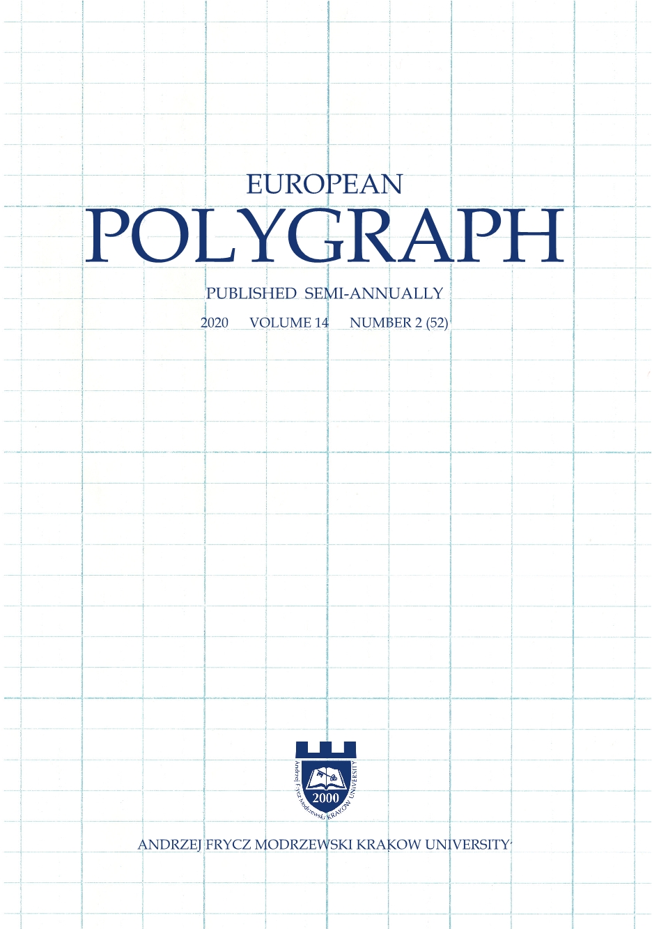 Magdalena Kasprzak: Badania wariograficzne w polskim systemie prawnym (literally: “Polygraph examination in the Polish legal system”), Instytut Wydawniczy EuroPrawo, Warszawa 2020 Cover Image