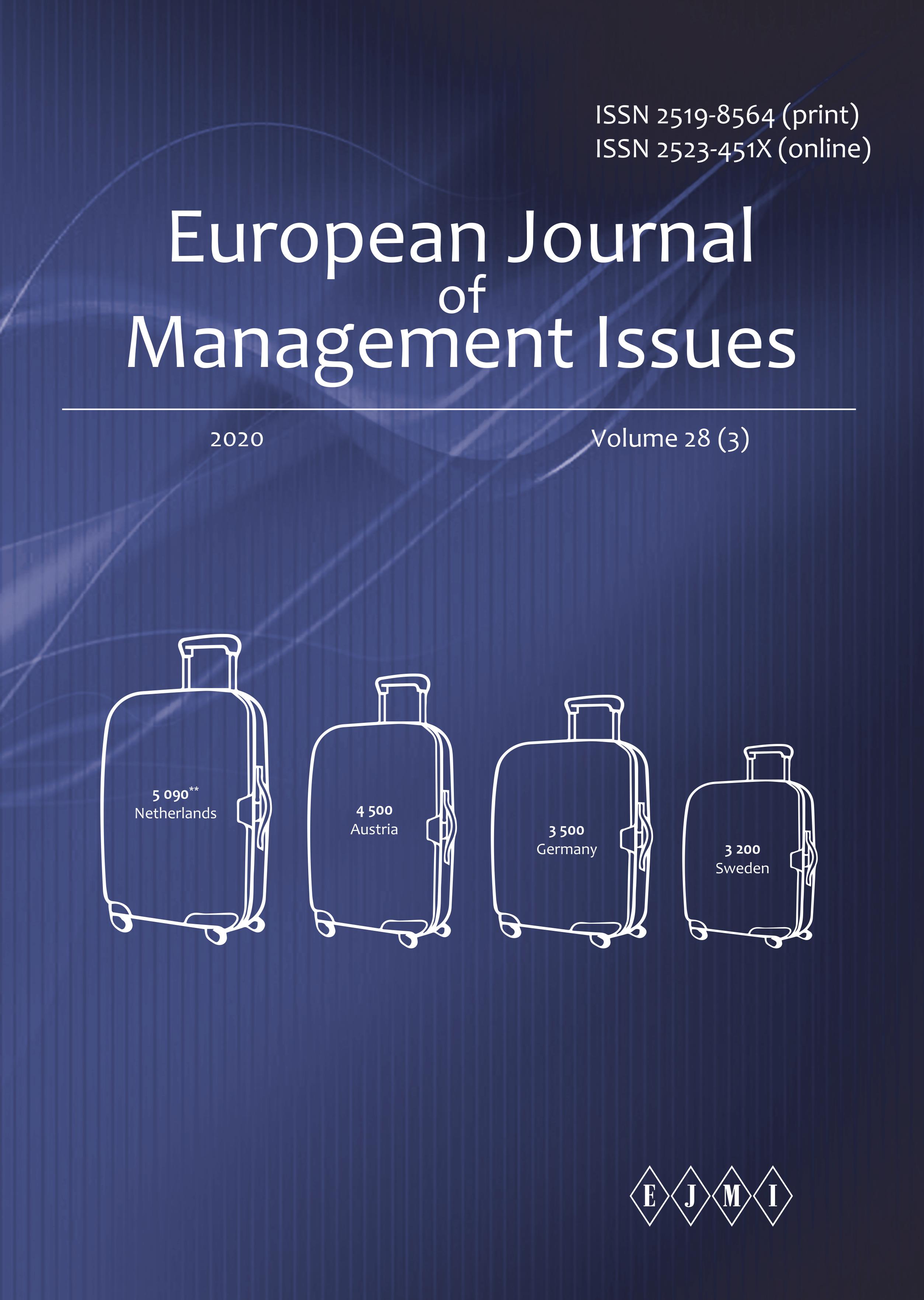 External environment transformation of Ukraine's tourist enterprises during the crisis Cover Image