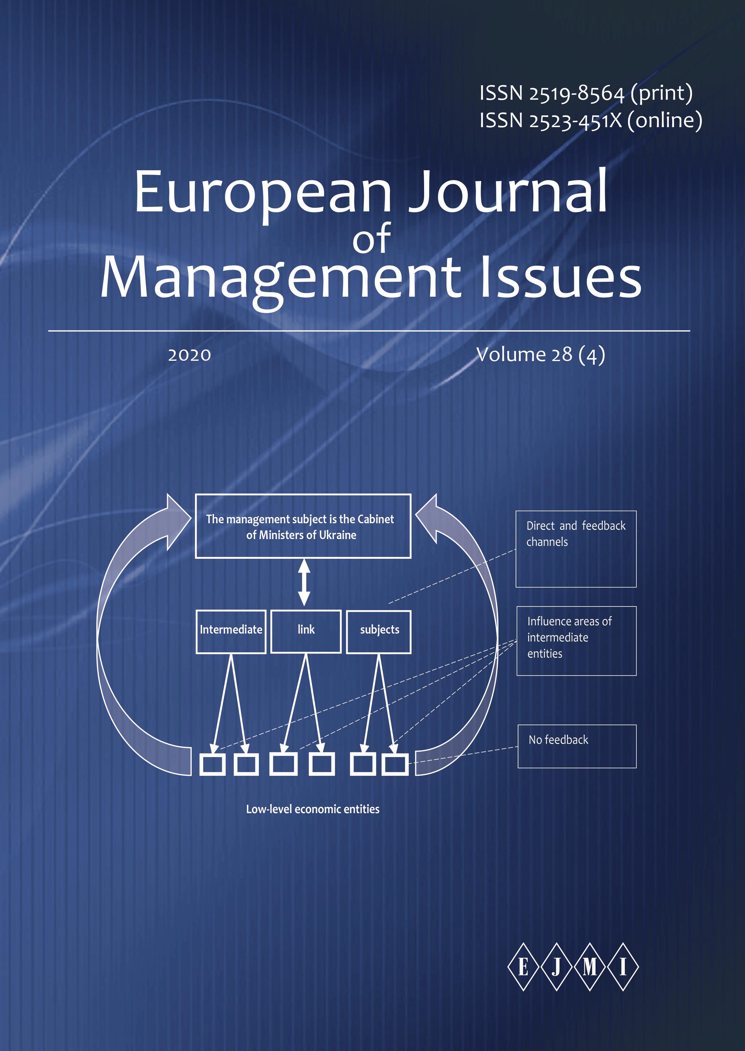 Government's management concept in economy stabilization during the crisis