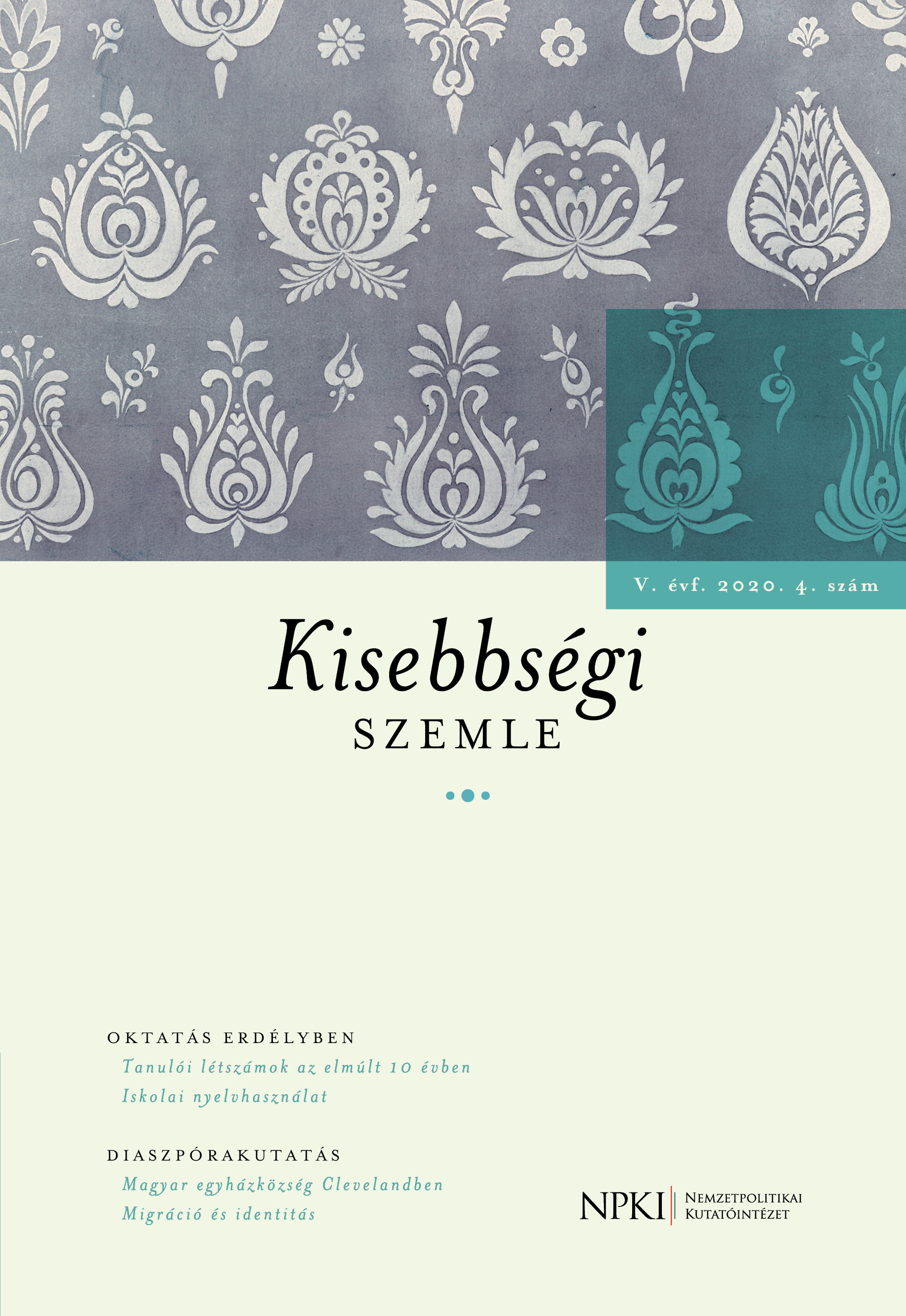 The Last 10 Years of Hungarian-Language Public Education in Romania in View of the Number of Students Cover Image