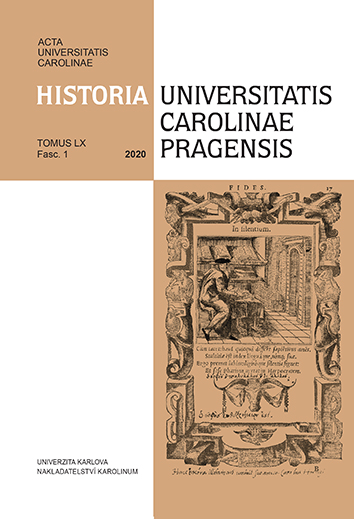 Between Reality and Myth. The Death and Funerals of Professors of the University of Prague from the 15th to the Beginning of the 17th Century Cover Image