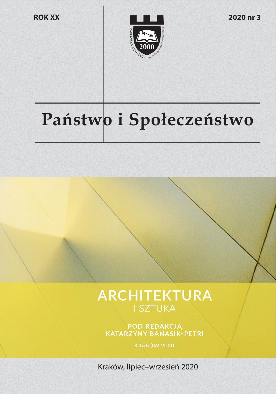 Professor Wojciech Kosiński - master and teacher of generations of architects Cover Image