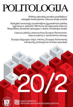 Lietuvos piliečių atstovavimas Europos Parlamente: tarp europinių ir nacionalinių interesų