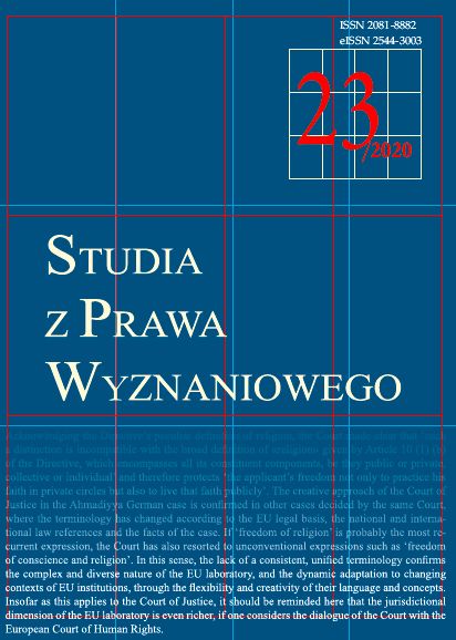 Prawne aspekty rozwoju turystyki pielgrzymkowej w Polsce w latach 1918-1939