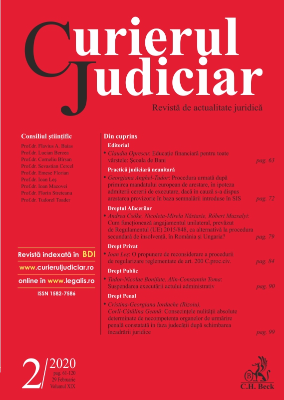 Sinteze de jurisprudenţă – Curtea Europeană a Drepturilor Omului – Noiembrie 2019