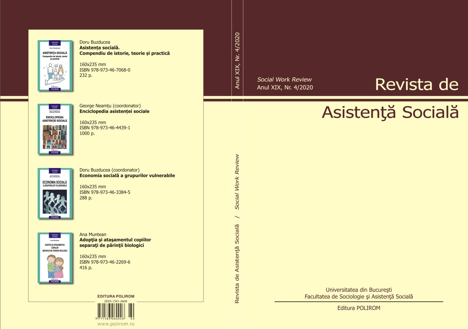 Self and Caregiver Assessment of Internalizing and Externalizing Problems of Romanian Children Placed in Foster Care Cover Image