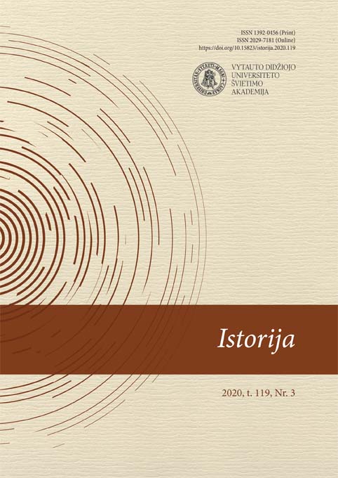 Historical Narrative for Constructing National Identity: The Case of the English- Language Lithuanian American Cultural Press in the Second Half of the Twentieth Century