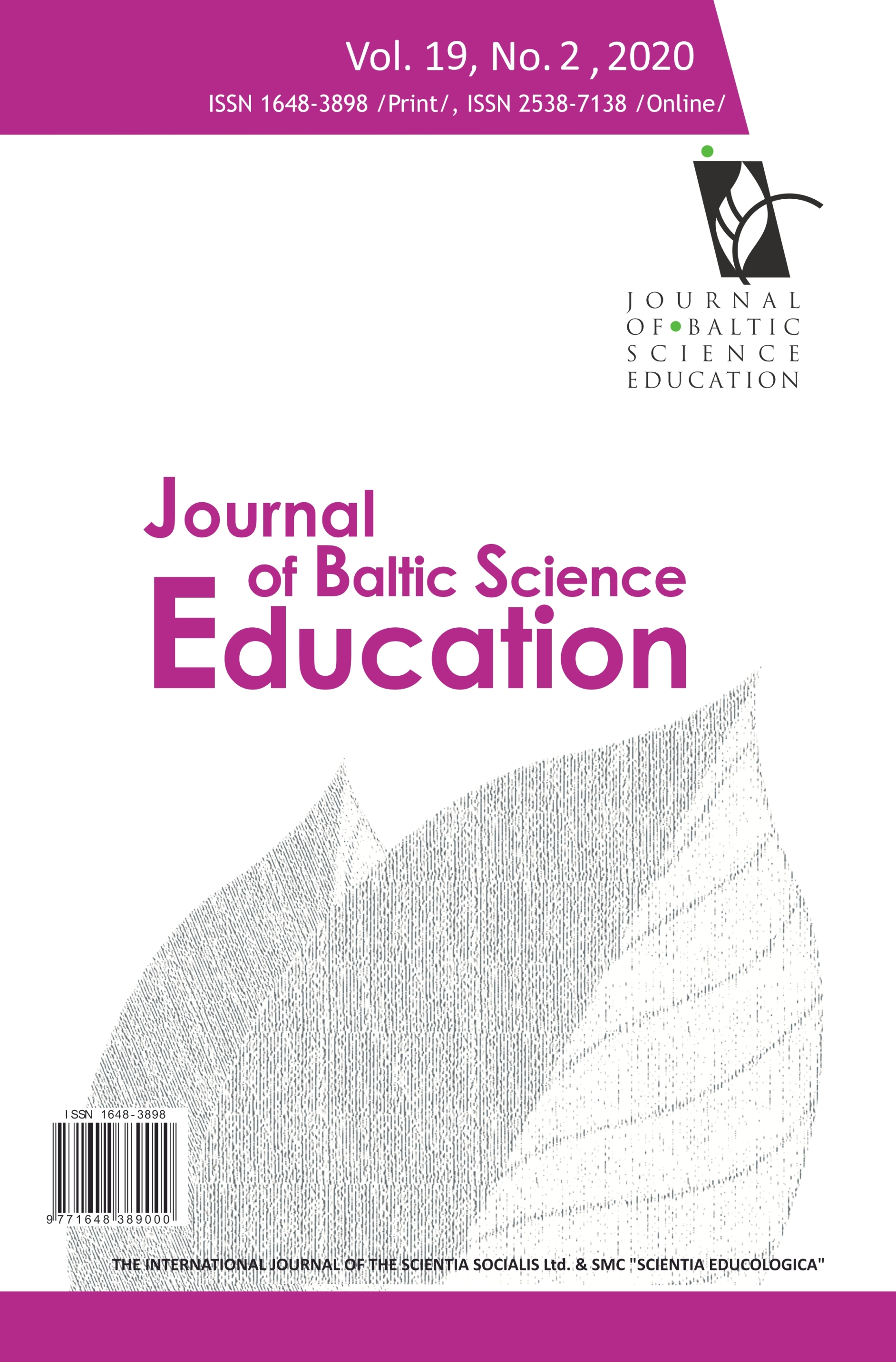 STUDENTS’ ABILITY TO WORK WITH GRAPHS IN PHYSICS STUDIES RELATED TO THREE TYPICAL STUDENT GROUPS Cover Image