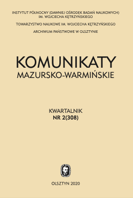 Sprawozdanie z Sesji Spotkanie z Warmią. Wspomnienie o szkołach polskich na Warmii w 90. rocznicę utworzenia polsko-katolickich szkół prywatnych Cover Image