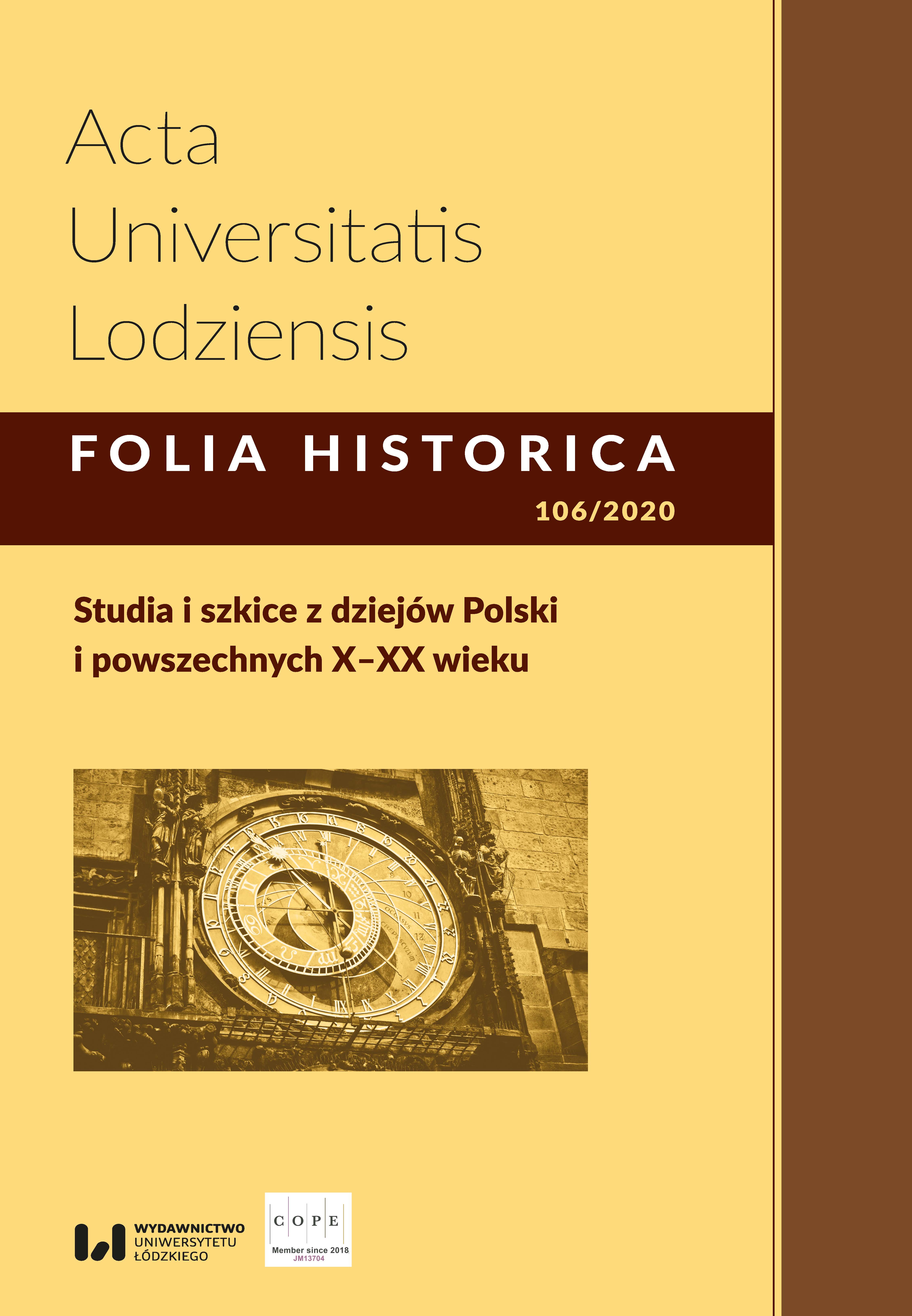 Historia i rozwój przestrzenny osadnictwa żydowskiego (XVII–XIX wiek) w Piotrkowie Trybunalskim na podstawie wybranych materiałów źródłowych