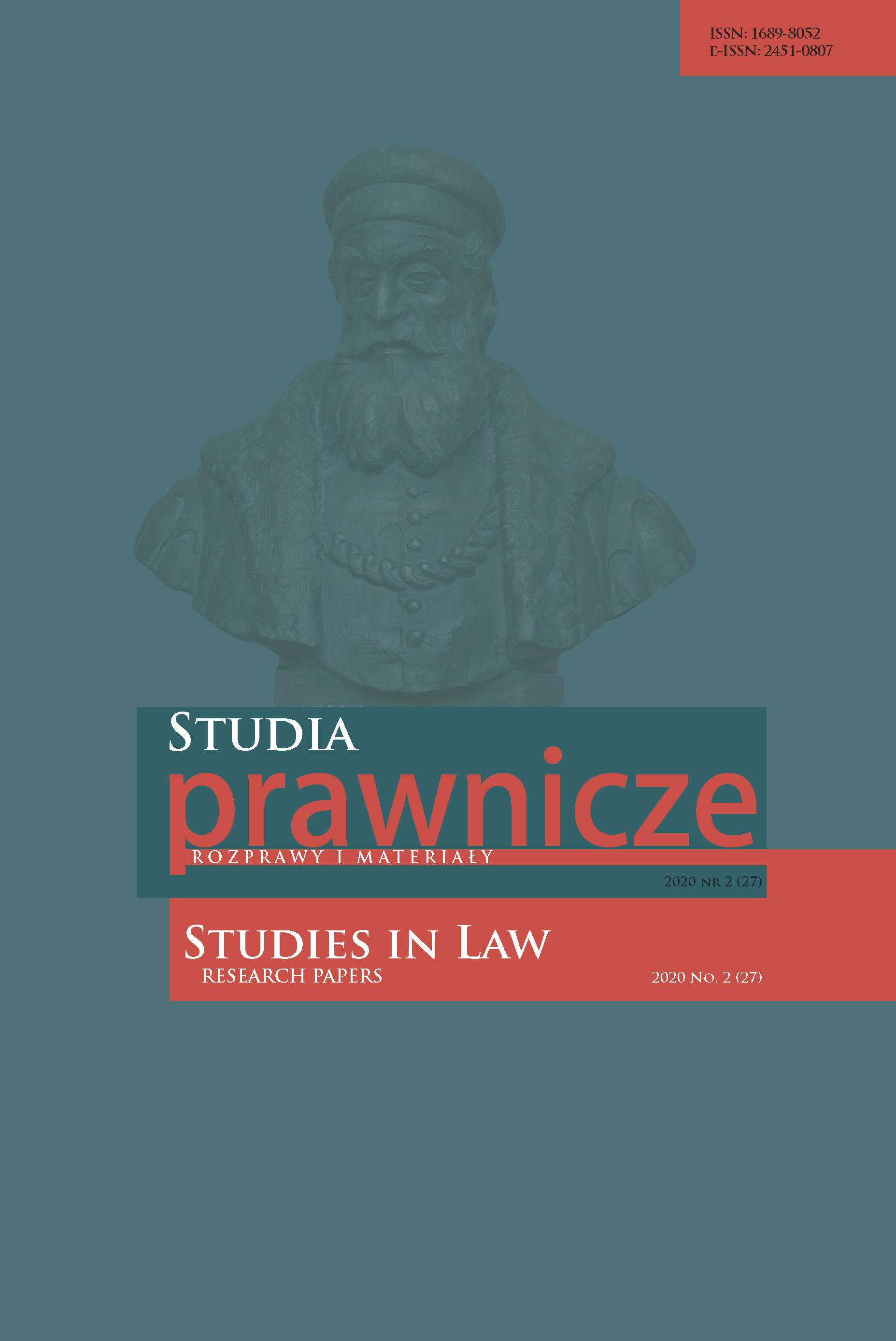 Constitutional regulation of the institution of expropriation in Poland – the constitutional concept of expropriation Cover Image