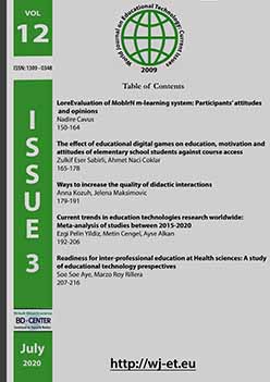 Readiness for inter-professional education at Health sciences: A study of educational technology prespectives Cover Image