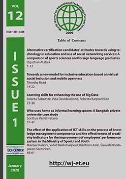 Alternative certification candidates’ attitudes towards using technology in education and use of social networking services: A comparison of sports sciences and foreign language graduates Cover Image