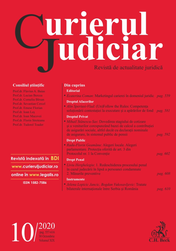 Local elections. Parliamentary elections. The protection of art. 3 of the 1st Additional Protocol to the Convention for the Protection of Human Rights Cover Image