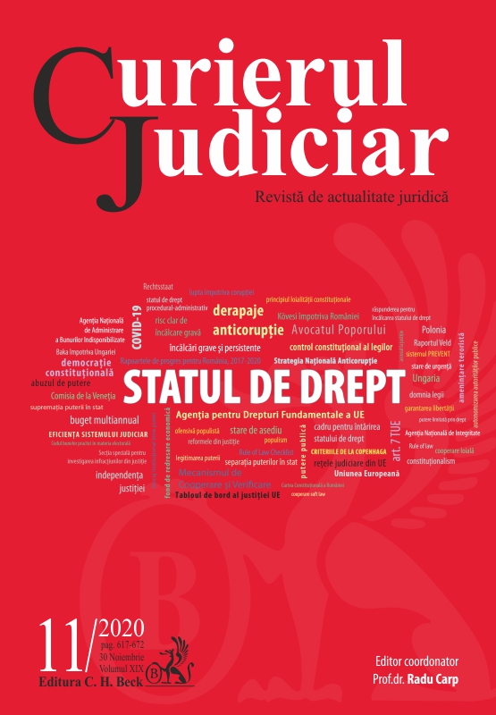 Statul de drept în jurisprudența Curții Constituționale a României