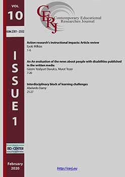 An evaluation of the news about people with disabilities published in the written media