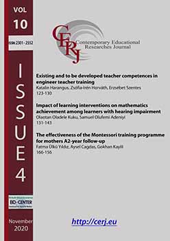 Existing and to be developed teacher competences in engineer teacher training Cover Image