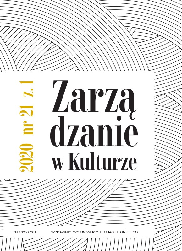 Culture is Our Business? Underestimated Financing Schemes for Development of Culture as Part of the Research and Development Activities of Polish Enterprises Cover Image