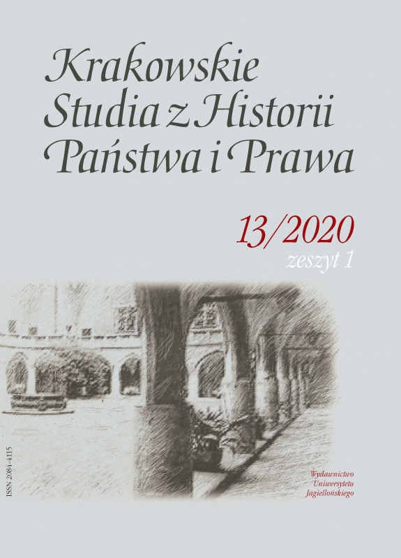 A Students’ Workshop as a Session of the International ”Unions of States in the Past: Theory and Practice” Conference, Jagiellonian University, September 21, 2019 Cover Image
