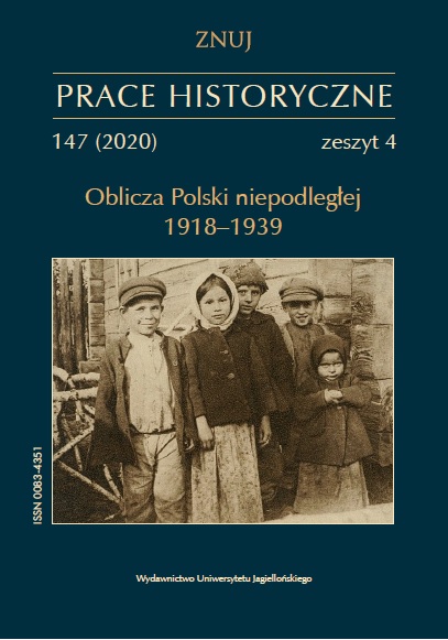 Evolution or revolution? Transformations of family in the Polish lands in the first half of the twentieth century: Selected aspects Cover Image