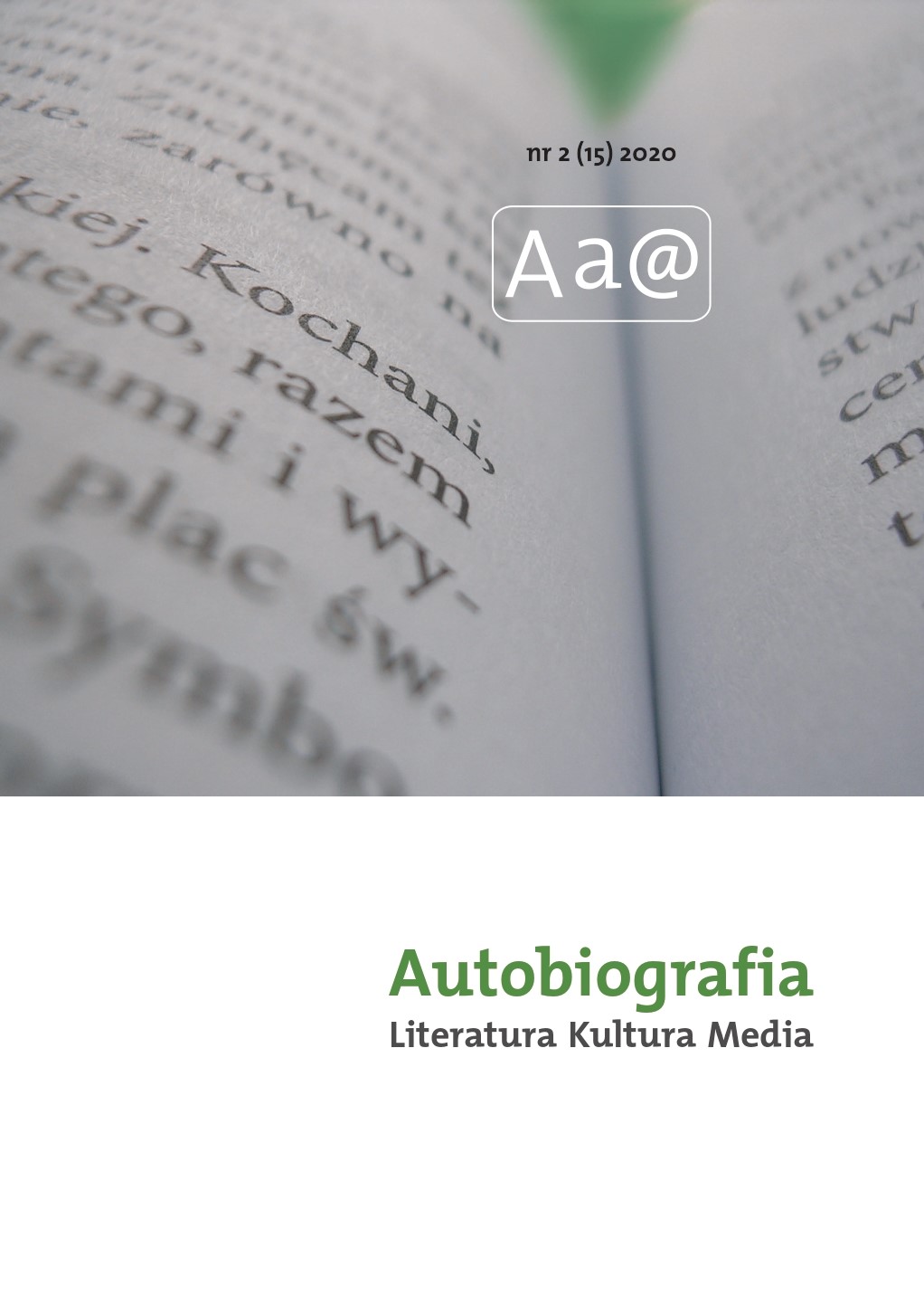 Autobiographical narratives collected. On co-authorship in the background Cover Image