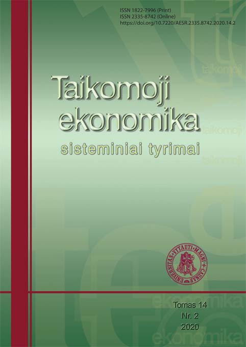 Psichologinių ir ekonominių veiksnių įtaka užimtų Lietuvos gyventojų taupymui