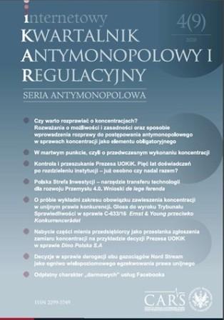 Odpłatny charakter „darmowych” usług Facebooka. Teza z wyroku Regionalnego Sądu Administracyjnego Lazio (Rzym) z 10 stycznia 2020 r. w sprawie Facebook, sygn. 261/20