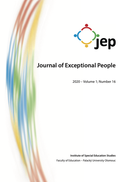 Description of chosen factors of upbringing and education of people with disabilities Cover Image