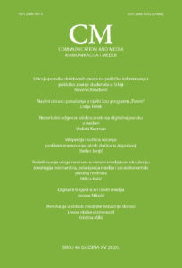 RESETTING THE ROLE OF THE JOURNALIST IN THE NEW MEDIA ENVIROMENT: OCCUPATIONAL IDEOLOGY OF JOURNALISM, MEDIA POLARISATION AND SOCIO-ECONOMIC STATUS OF JOURNALISTS Cover Image