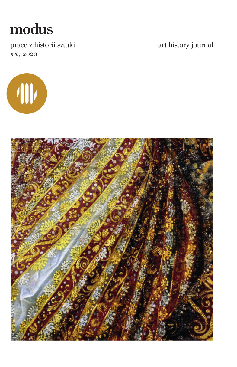 Chronicle of the Jagiellonian University Institute of Art History for the year 2019 (edited by Andrzej Betlej) Cover Image