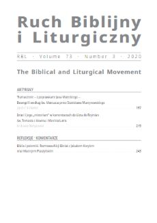 Izrael i jego „misterium" w komentarzach do Listu do Rzymian św. Tomasza z Akwinu i Marcina Lutra