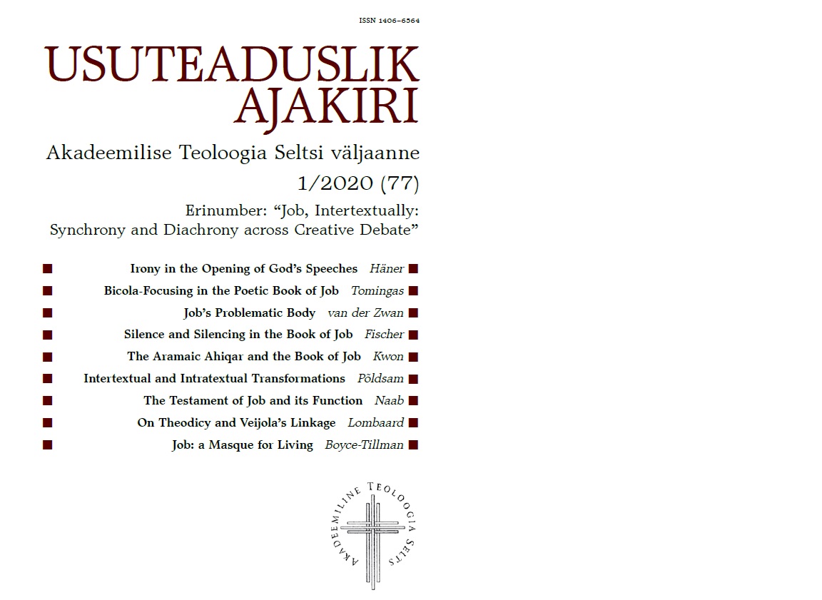 The Testament of Job and Its Function from the Perspective of Early Christianity Cover Image