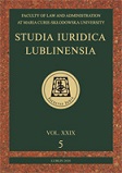 Change of Composition of Voivodeship Board as a Result of Changing Its Statute in the Context of Keeping Principles of Polish Structural Administrative Law Cover Image