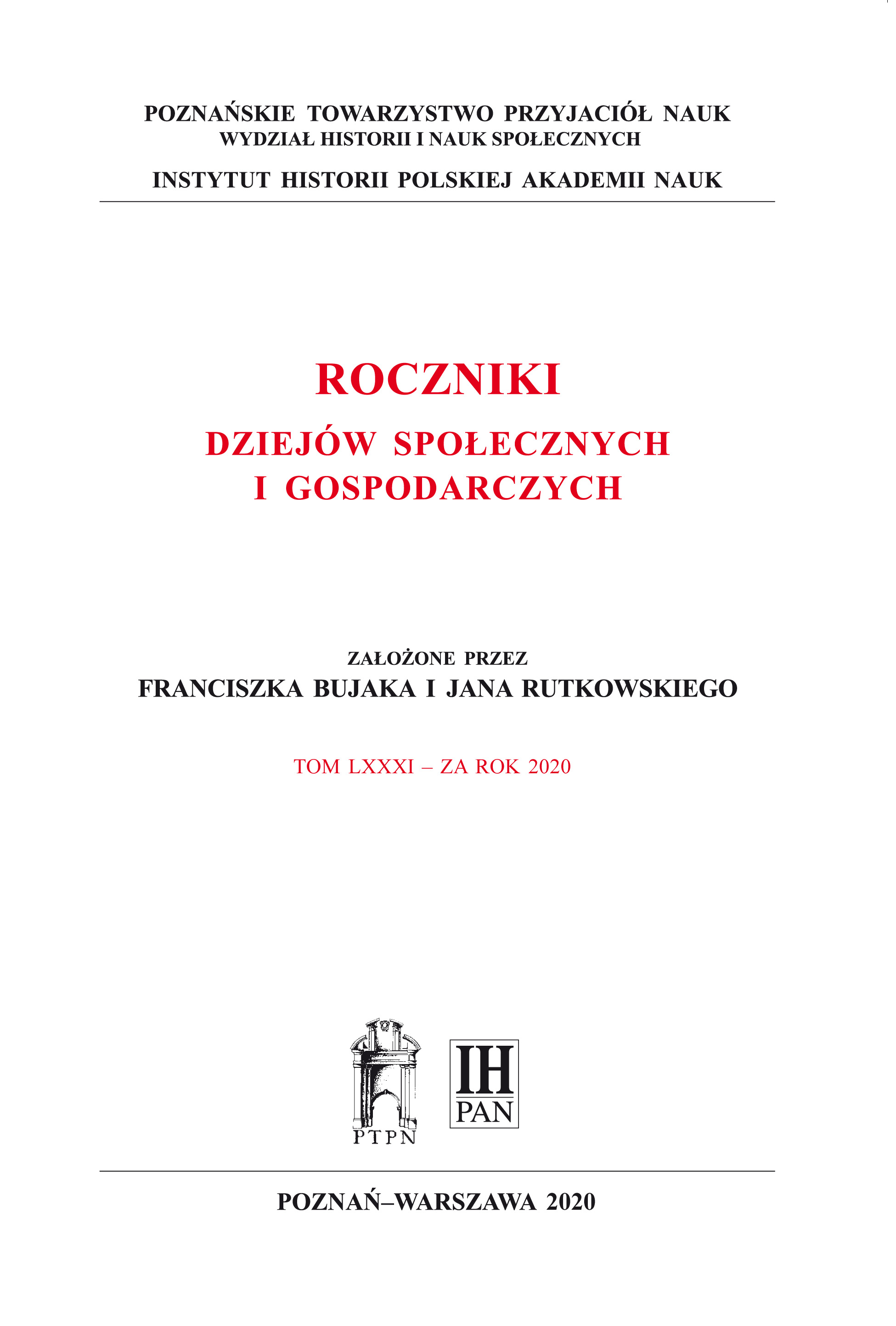 Peasant right to land and participation of peasants in property trade in the Duchy of Warsaw through the lens of notarial deeds – on the example of Konin County Cover Image