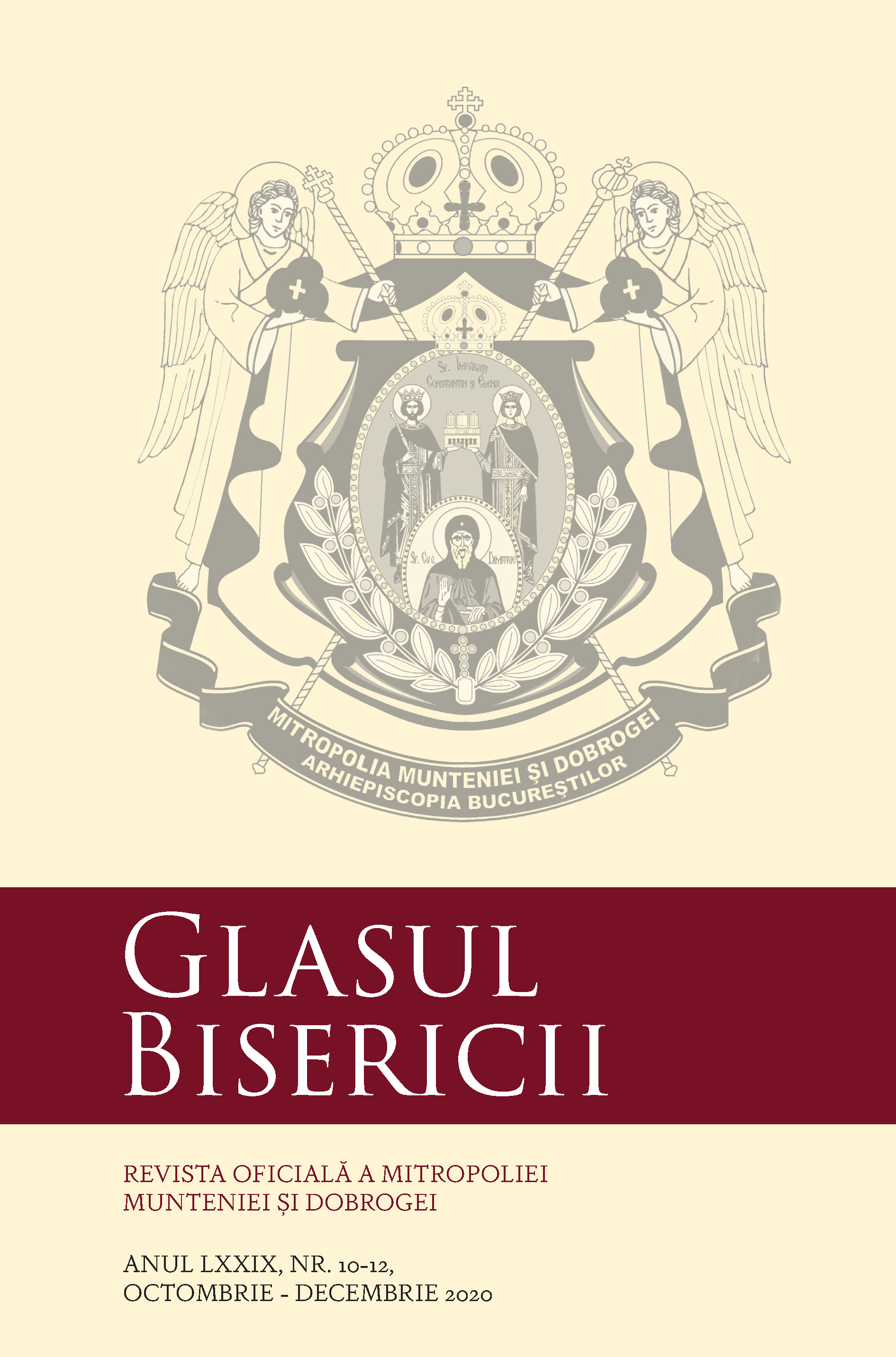 2020 - Homage Year for the Pastoral Care of Parents and Children and Commemorative Year for Romanian Orthodox Philanthropists Cover Image