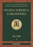 Influence of the Law of the Council of Europe on Substantive Administrative Law in Poland. Selected Issues