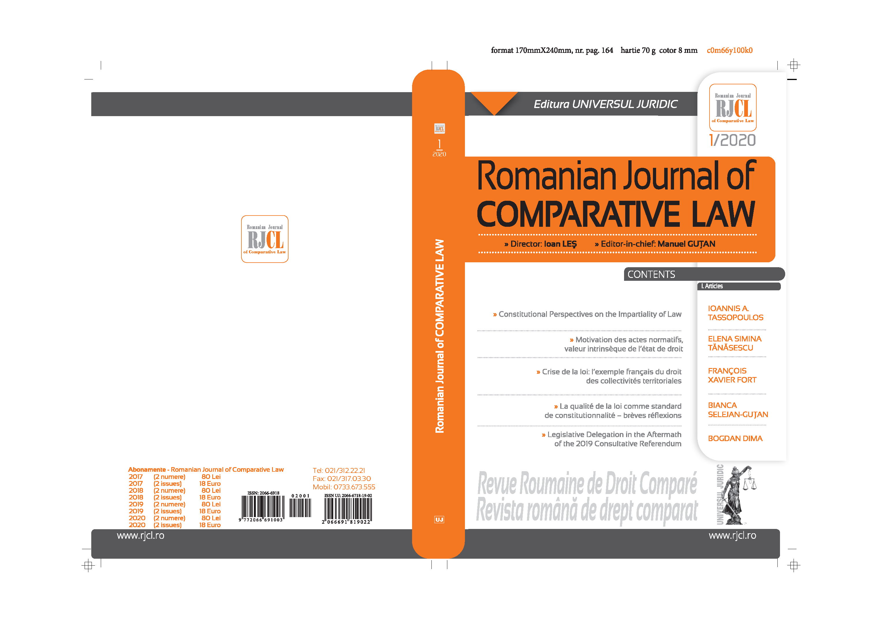 The consequences of violating the norms of legislative technique at the governmental level Cover Image