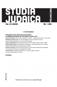 Joanna Lisek, Kol isze – głos kobiet w poezji jidysz (od XVI w. do 1939 r.), Pogranicze, Sejny 2018, ss. 715. Cover Image