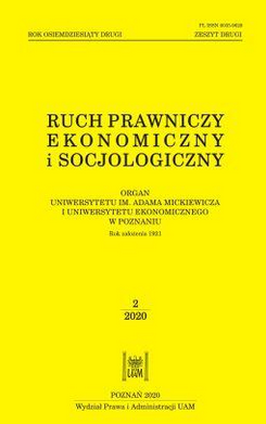 THE ALLOCATION AND REDISTRIBUTION OF HOUSING RESOURCES IN POLAND IN THE LIGHT OF THE CONCEPT OF SOCIAL JUSTICE (OF RAWLS AND DWORKIN) Cover Image