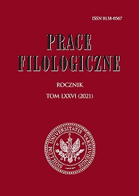 Z problematyki przesunięć chronologizacyjnych w Wielkim słowniku języka polskiego PAN