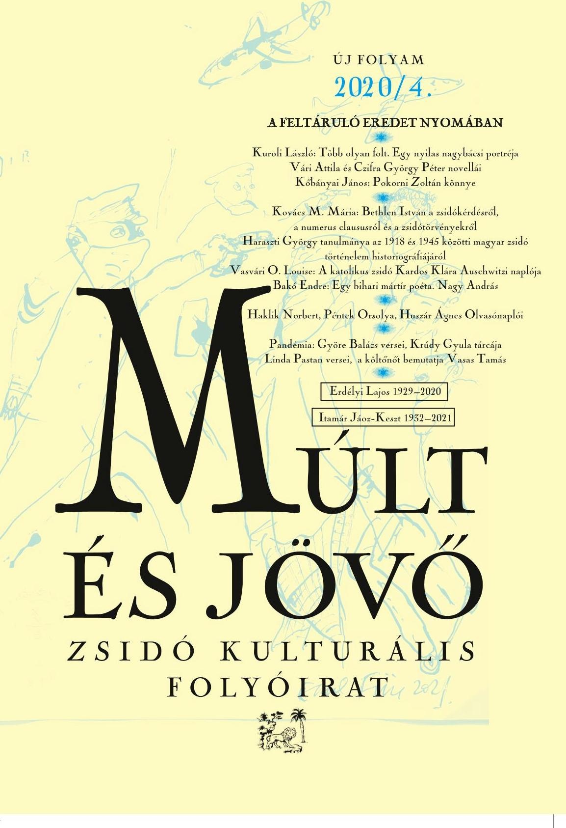 István Bethlen on the Jewish Question, the Numerus Clausus, and the Jewish Laws Cover Image