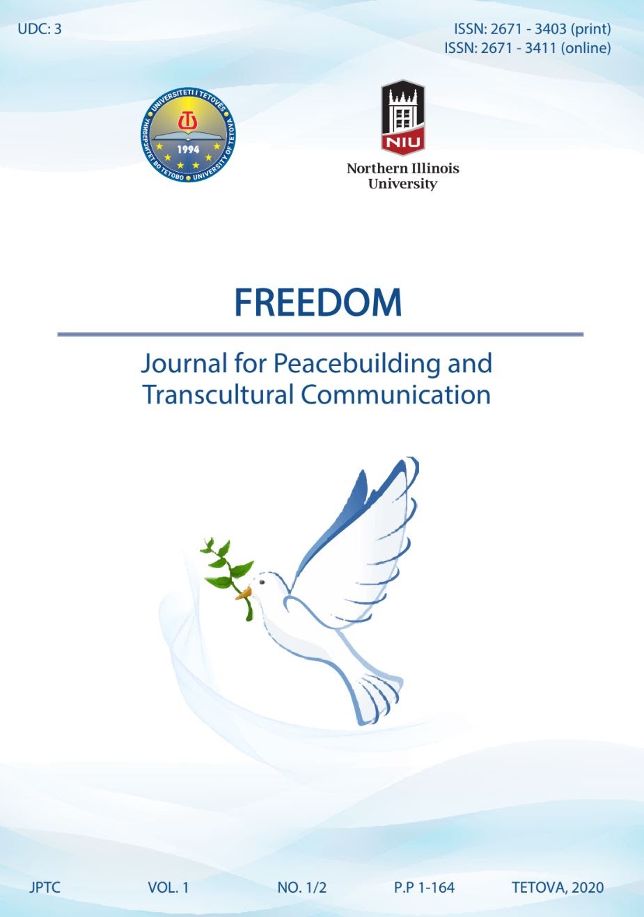 THE UNIVERSITY OF TETOVA AS A PEACEMAKER IN THE REPUBLIC OF NORTH MACEDONIA Cover Image
